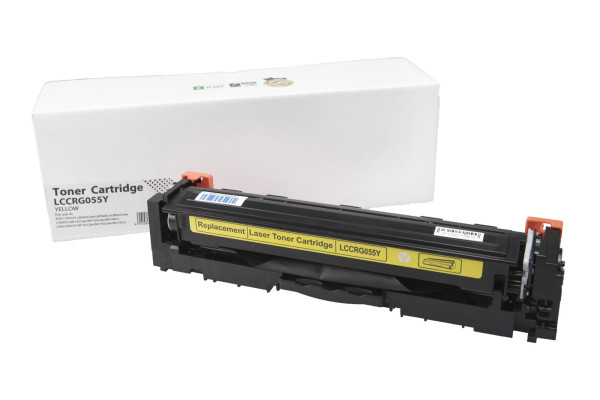 Kompatybilny toner 3013C002, CRG055Y, OEM CHIP, 2100 stron do drukarek Canon (Orink white box)