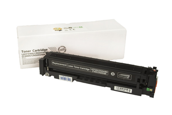 компатибилен тонерен пълнеж CF540X, 203X, CRG054HK, 3028C002, CF400X, 201X, CRG045HBK, 1246C002, 3200 листове за принтери HP (Orink white box)