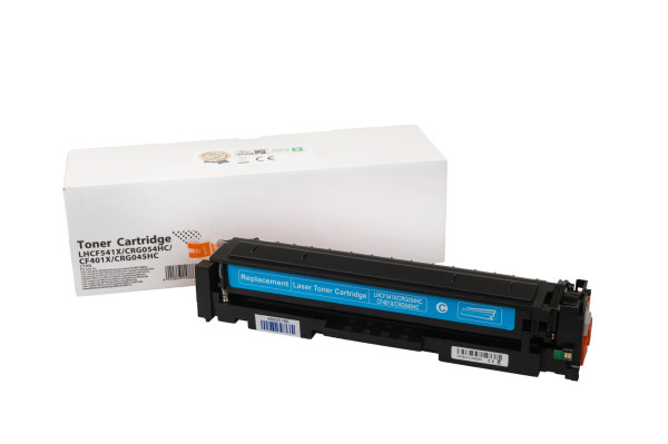 Kompatibilni toner CF541X, 203X, CRG054HC, 3027C002, CF401X, 201X, CRG045HC, 1245C002, 2500 listova za tiskare HP (Orink white box)
