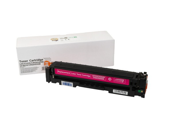 Cовместимый лазерный картридж CF543X, 203X, CRG054HM, 3026C002, CF403X, 201X, CRG045HM, 1244C002, 2500 листов для принтеров HP (ORINK white box)