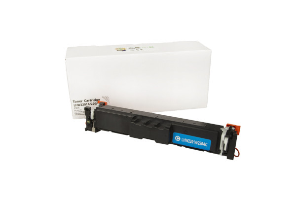 Cartuccia toner compatibile W2201A, 220A, WITHOUT CHIP, 1800 Fogli per stampanti HP (Orink white box)