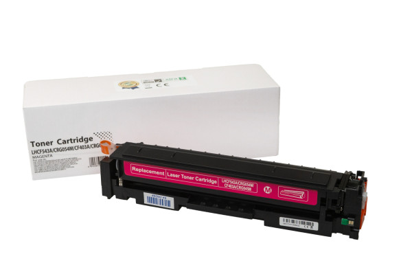 Kompatibilni toner CF543A, 203A, 3022C002, CRG054M, CF403A, 201A, 1240C002, CRG045M, 1300 listova za tiskare HP (Orink white box)
