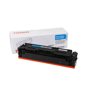 Kompatibilis tonerkazetta töltés CF541A, 203A, 3023C002, CRG054C, CF401A, 201A, 1241C002, CRG045C, 1300 lap a HP nyomtatók számára