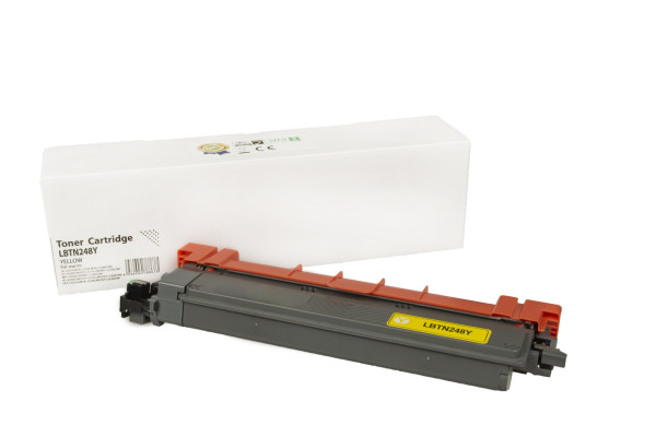 Cartuccia toner compatibile TN248Y, 1000 Fogli per stampanti Brother (Orink white box)