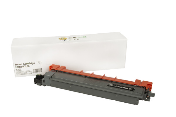 Compatible toner cartridge TN248XLBK, 3000 yield for Brother printers (Orink white box)