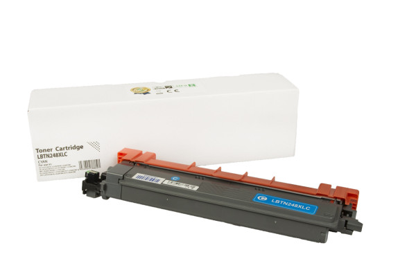 Cartuccia toner compatibile TN248XLC, 2300 Fogli per stampanti Brother (Orink white box)