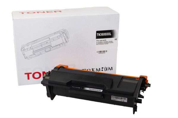 Compatible toner cartridge TN3600XXL, 11000 yield for Brother printers