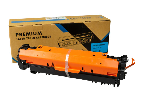 Compatible toner cartridge W2001X, 658X, 28000 yield for HP printers (Orink white box)