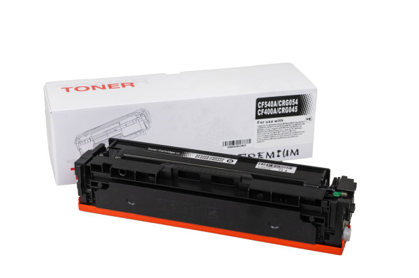 Kompatible Tonerkartusche CF540A, 203A, 3024C002, CRG054K, CF400A, 201A, 1242C002, CRG045K, 1400 Seiten für den Drucker HP