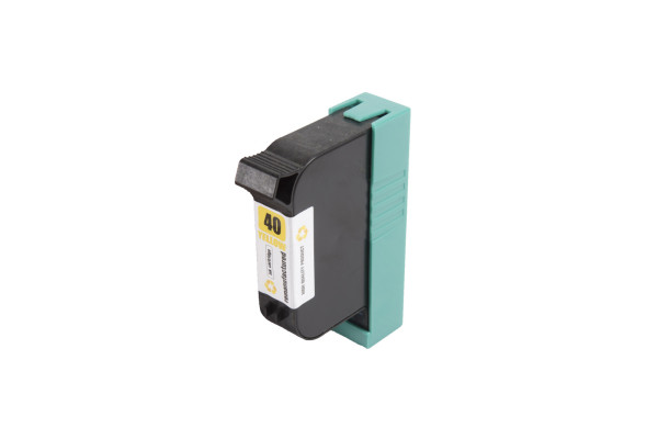 Încărcătură cerneală renovată 51640YE, no.40, 42ml filelor pentru imprimante HP (BULK)