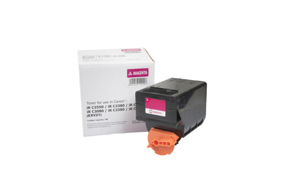 Compatible toner cartridge 0454B002, C-EXV21M for Canon printers