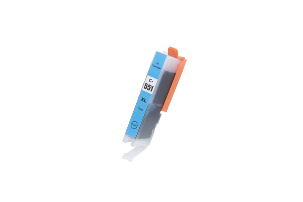 Kompatible Tintenpatrone 6444B001, CLI551CXL, 12ml Seiten für den Drucker Canon (ORINK BULK)