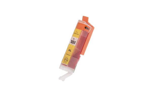 Încărcătură cerneală compatibilă 6446B001, CLI551YXL, 12ml filelor pentru imprimante Canon (ORINK BULK)