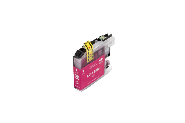 Kompatibilní inkoustová náplň LC125XLM, 15ml listů pro tiskárny Brother (BULK)