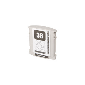 Cartuccia d'inchiostro rigenerata C9412A, no.38 per stampanti HP (BULK), matte