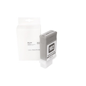 Renovovaná atramentová náplň 0894B001, PFI102MBK, 130ml listov pre tlačiarne Canon (BULK), matte