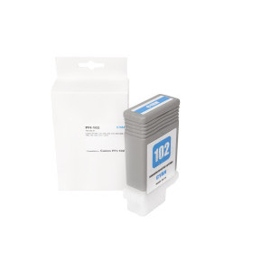 Felújított tintakazetta töltés 0896B001, PFI102C, 130ml lap a Canon nyomtatók számára (BULK)