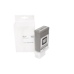 Cartuccia d'inchiostro rigenerata 6704B001, PFI107MBK, 130ml Fogli per stampanti Canon (BULK), matte