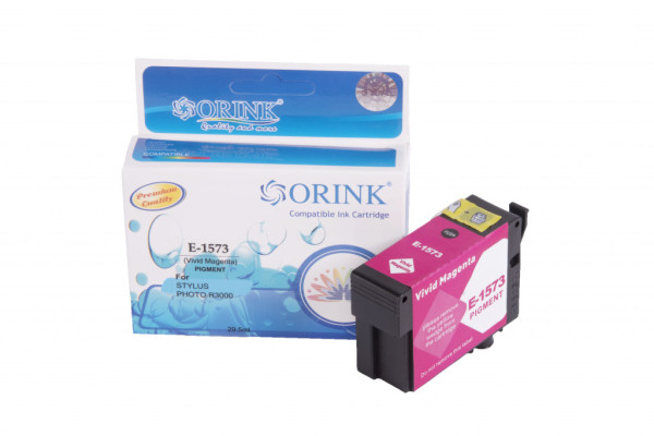 Compatible ink cartridge C13T15734010, T1573, 29,5ml for Epson printers (Orink box)