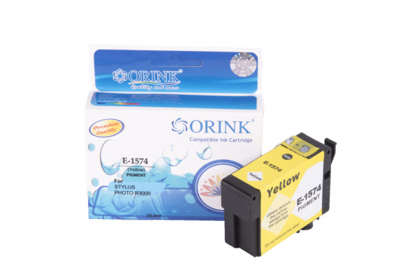 Compatible ink cartridge C13T15744010, T1574, 29,5ml for Epson printers (Orink box)