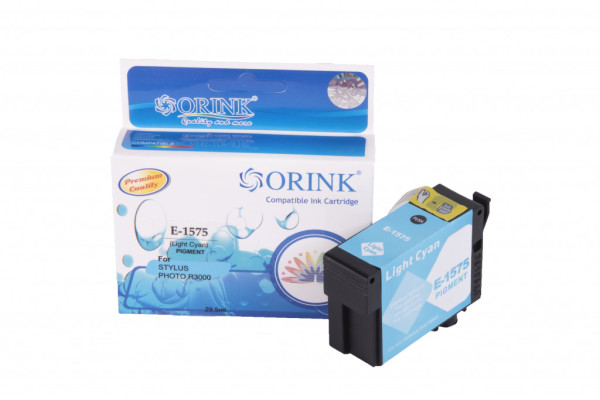 Kompatibilní inkoustová náplň C13T15754010, T1575, 29,5ml pro tiskárny Epson (Orink box)