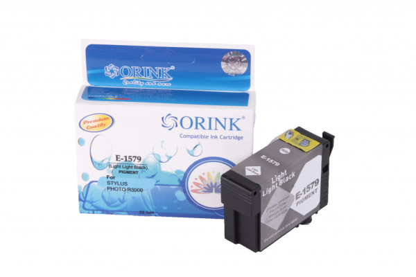 Compatible ink cartridge C13T15794010, light light black, 29,5ml for Epson printers (Orink box)