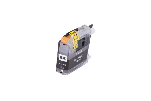 Cовместимый струйный картридж LC123BK / LC121BK, 16ml листов для принтеров Brother (ORINK BULK)