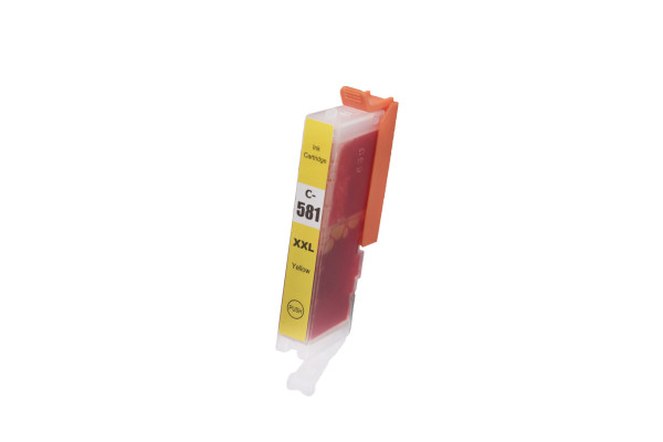 Kompatibilis tintakazetta töltés 1997C001, CLI581Y XXL, 11,7ml lap a Canon nyomtatók számára (ORINK BULK)