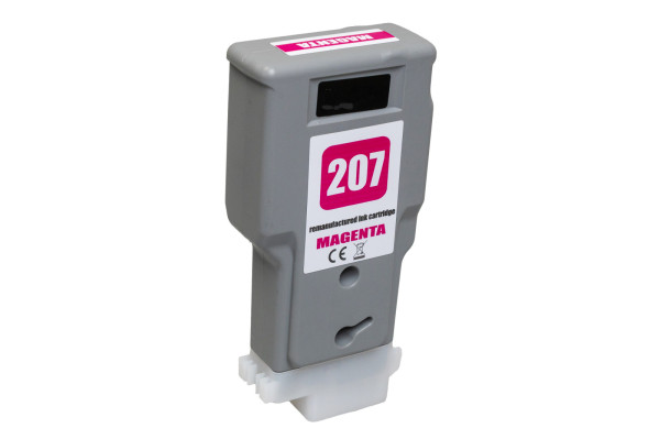 Renovovaná atramentová náplň 8791B001, PFI207M, 300ml listov pre tlačiarne Canon (BULK)