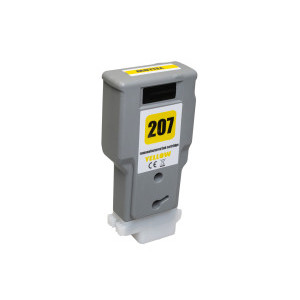 Cartuccia d'inchiostro rigenerata 8792B001, PFI207Y, 300ml Fogli per stampanti Canon (BULK)
