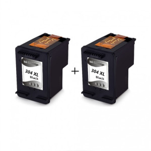 Refill ink cartridge N9K08AE, no.304XL BK/2x20ml/2x1000 pages for HP printers (BULK)