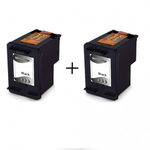 Refill ink cartridge F6U68AE#BA3, no.302XL BK/2x15ml for HP printers (BULK)