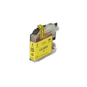 Compatible ink cartridge LC225XLY, 15ml yield for Brother printers (BULK)