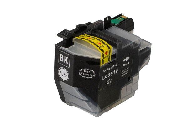 Kompatible Tintenpatrone LC3619XLBK, 65ml Seiten für den Drucker Brother (BULK)