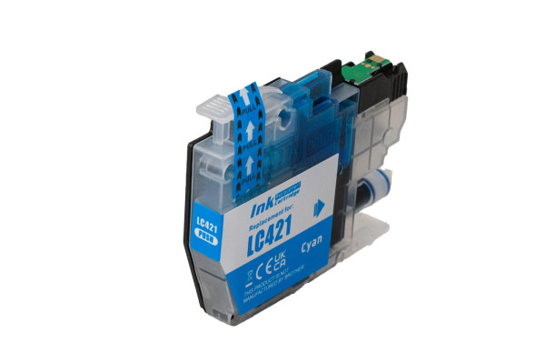 Kompatibilna tinta LC421C, 200 listova za tiskare Brother (ORINK BULK)