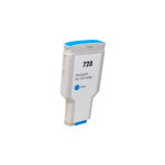 Kompatibilná atramentová náplň F9K17A, no.728 C, 300ml listov pre tlačiarne HP (ORINK BULK)