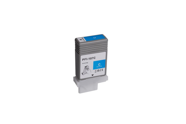 Kompatibilná atramentová náplň 6706B001, PFI107C, 130ml listov pre tlačiarne Canon (ORINK BULK)