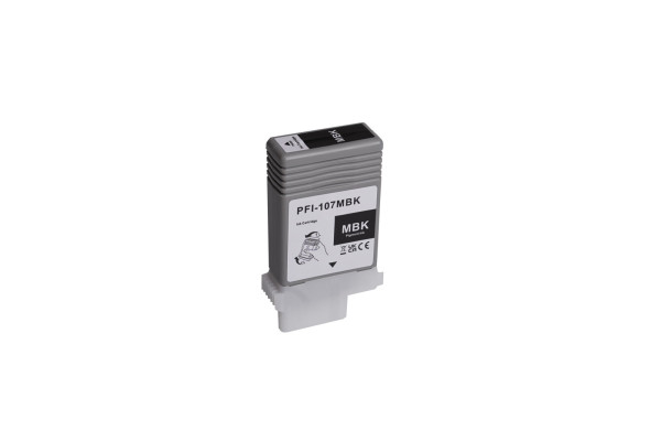 Kompatibilis tintakazetta töltés 6704B001, PFI107MBK, 130ml lap a Canon nyomtatók számára (BULK), matte