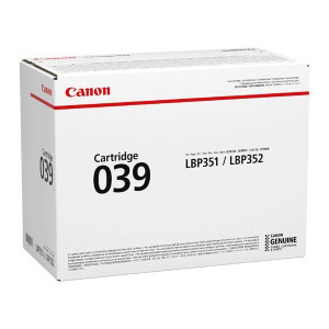 Canon original toner 039 BK, 0287C001, black, 11000str.