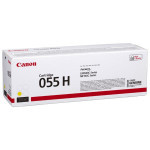 Canon original toner 055 H Y, 3017C002, yellow, 5900str., high capacity
