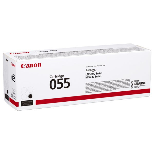 Canon original toner 055 BK, 3016C002, black, 2300str.