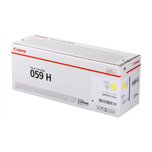 Canon original toner 059 H Y, 3624C001, yellow, 13500str., high capacity