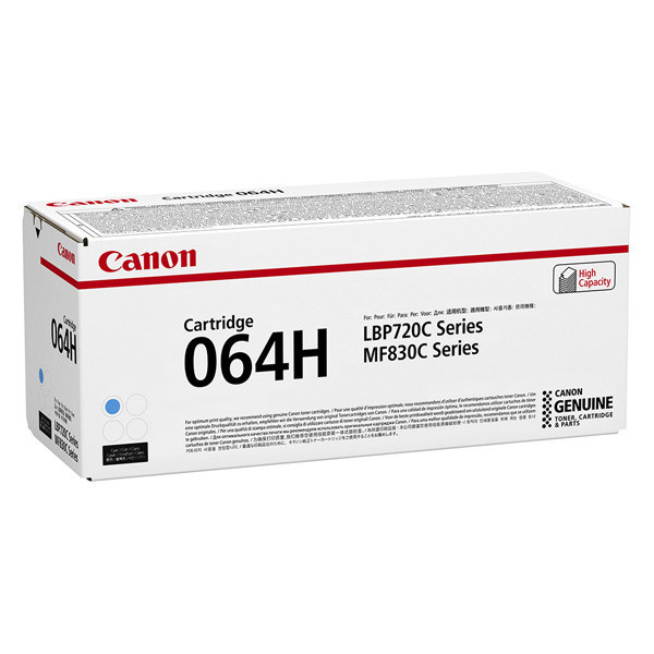 Canon original toner 064 H C, 4936C001, cyan, 10500str., high capacity