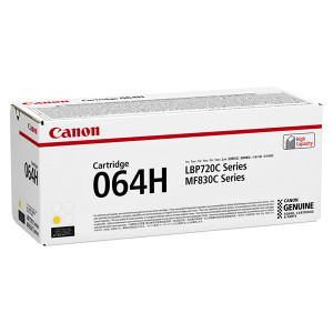 Canon original toner 064 H Y, 4932C001, yellow, 10500str., high capacity