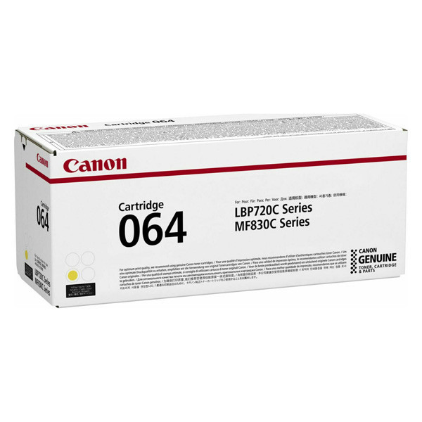 Canon original toner 064 Y, 4931C001, yellow, 5000str.
