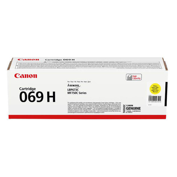Canon original toner 069 H Y, 5095C002, yellow, 5500str., high capacity