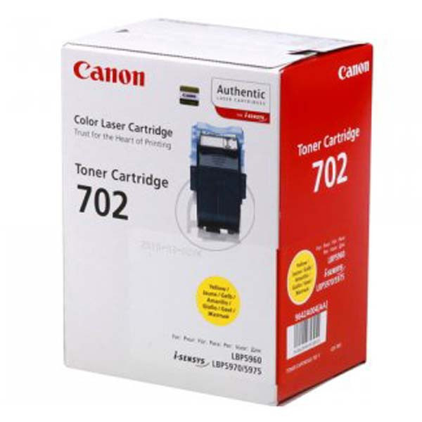 Canon original toner CRG702, yellow, 10000str., 9642A004, Canon LBP-5960, O