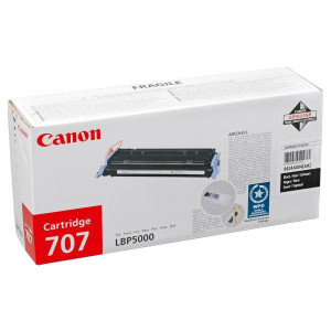 Canon originál toner CRG707, black, 2500str., 9424A004, Canon i-SENSYS LBP5000,5100,5101, O