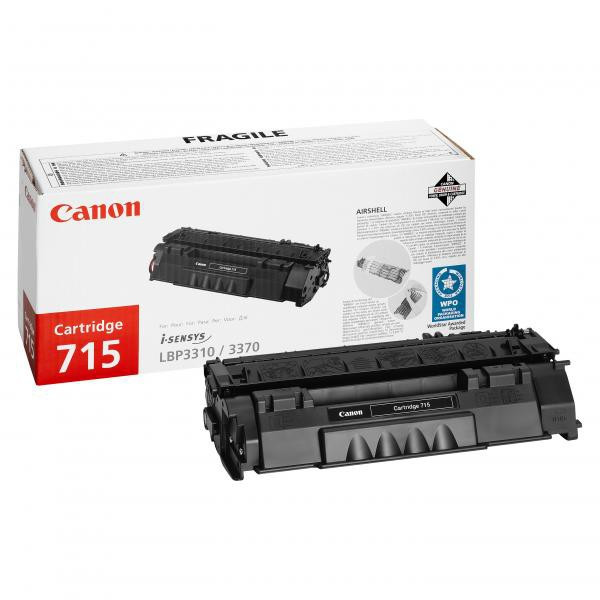 Canon originál toner CRG715, black, 3000str., 1975B002, Canon LBP-3310, 3370, O