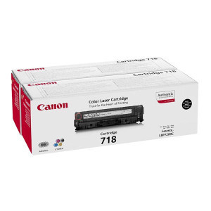Canon original toner CRG718, 2662B017, black, 6800str., Dual pack, 2ks
